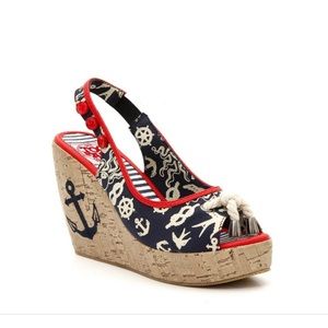 Too Fast Brand Sailor Wedge